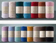 Macrame Cord Yarn Single Twisted 100 % Cotton 3.5mm 246ft Rope 20 Color Option picture