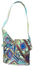 Magnifique Hand Painted Southwest Aztec Rare Pattern Small Shoulder Bag picture