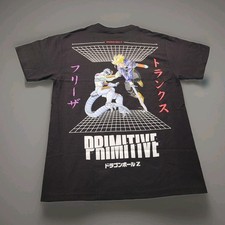Dragon Ball Z Timeline Primitive Skatewear Black T-Shirt Men's M Unisex NWT  picture
