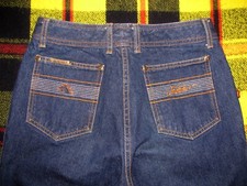 Jordache Vintage Horse Logo Factory Error Rare Red Tab TM Jeans Women's Size 31 picture