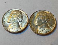 1944-P Jefferson Nickel 5C Silver War Nickel  Philadelpa AU lot of two picture