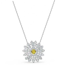 Swarovski Elements Daisy Necklace Women Beating Heart New picture