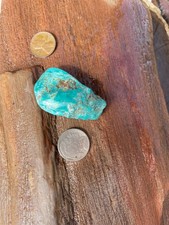 Kingman Arizona Turquoise Rough - 26.8 grams, stabilized by the mine. picture