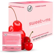 Sweetums Intimate Wipes Cherry Flavor 10-Pack picture