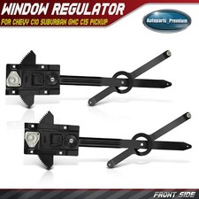 2pcs Front Manual Window Regulator for Chevy C10 Suburban GMC C15/C1500 Pickup picture