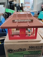 Vintage 1974 Playskool McDonalds Restaurant Playset No 430 Building& Kid Figure picture
