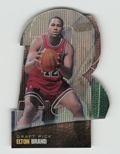00 ELTON BRAND STADIUM CLUB DRAFT PICK ROOKIE ILLUMINATOR PARALLEL 3X3/9A RARE picture