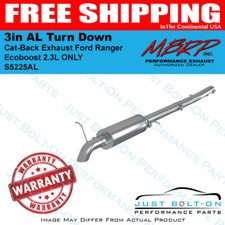MBRP 3in AL Turn Down Cat-Back Exhaust 2019-2023 Ford Ranger Ecoboost 2.3L ONLY picture