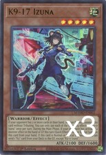 3X Yugioh K9-17 Izuna MAMO-EN062 Ultra Rare 1st Edition NM picture