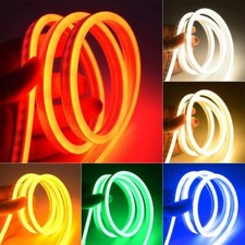 12V Flexible LED Strip Waterproof Sign Neon Lights Silicone Tube 1M 2M 3M 5M USA picture