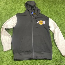 Los Angeles Lakers Ultra Game Jacket Mens Medium NWT NBA Sweatshirt Full Zip  picture