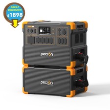 PECRON E3600LFP 3072Wh Portable Power Station with EP3800 Expandable to 6912Wh picture