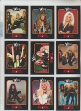 VIXEN 1991 MEGA METAL 9 CARD SUBSET LOT WITH BAND PIN picture