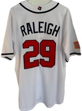 Cal Raleigh USA WBC Nike Home Jersey #29 White Red Blue Large picture