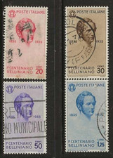 ITALY Classics...Sc #349-352...Used...1935...SCV $40.10 picture