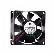 Delta AFB0824SH-ROO 8025 DC24V 0.33A 8CM 3-Wire Dual Ball Inverter Fan picture