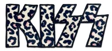Kiss Leopard Logo - Embroidered Fuzzy Patch 5