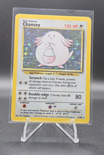 Pokemon Chansey 3/102 Base Set 2 Holo Rare Moderate Condition Unlimited 1999 picture