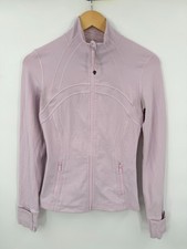 Lululemon Define Track Jacket Womens 4 Pink Full Zip Luon Athletic Yoga Workout picture
