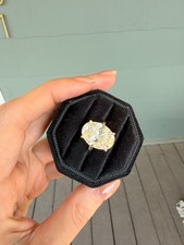 Oval 7 Carat Lab Grown Diamond Engagement Ring picture
