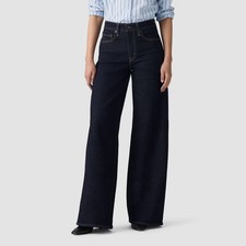 Levi's Women's High-Rise Wide Leg Jeans Retro Rinse Stretch Denim Cotton picture