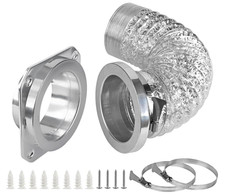 Kit de conector de acoplamiento de ventilación magnético para secadora, sello he picture