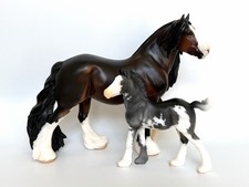 Breyer 2024 Breyerfest Mare & Foal FIGHTER & SURVIVOR Vanner SR Set NEW picture