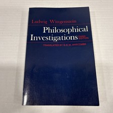 Philosophical Investigations, Ludwig Wittgenstein 3rd Edition picture