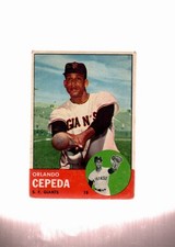 1963 Topps - Semi-High # Orlando Cepeda #520 picture