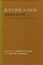 JUSTIFICATION (NOMOS XXVIII [28]) By James Roland Pennock & John W. Chapman *VG* picture