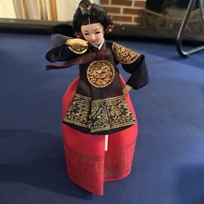 Korean Traditional Handicraft Hanbok Doll The Queen 12.5