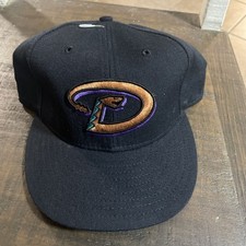 Vintage Arizona Diamondbacks Hat Sz 7 5/8 Fitted 59Fifty Wool NWOT picture