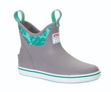 Xtratuf Women's 6 Inch Salmon Sisters Ankle Deck Boot - Gray/Kelp picture