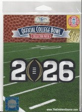 2026 CFP College National Championship Patch Indiana Miami Official Pkg Football picture