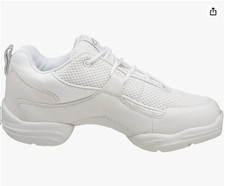 Capezio Women's DS11 Fierce Dance Sneaker, White, 4.5 M US picture