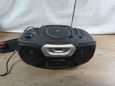 Philips Magnavox AZ1005/17 AM/FM CD Cassette Boombox Black picture