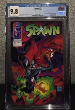 Spawn #1 CGC 9.8 White Todd McFarlane 1992 1st appearance KEY*Clean Slab* picture