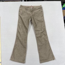 UNIONBAY Pants Juniors 9 Beige Corduroy Bootcut Stretch Zip Fly Casual Pockets picture