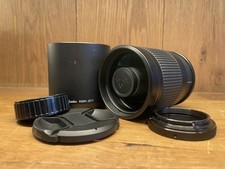 *Opt Mint w/ Hood* Kenko MC Mirror Lens 400mm F/8 ( T Mount ) for Nikon F /Japan picture