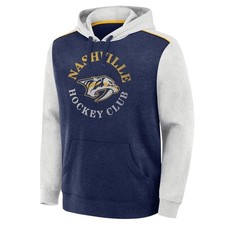 NHL Nashville Predators Men's Oatmeal Hooded Sweatshirt - Large NWT picture