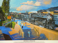 Railroad Art,Winfield,Santa Fe,18X24