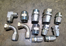 Eaton/Aeroquip JIC Fittings, -20 And -32 Mixed Lot, JIC To NPT , JIC Swivel. picture