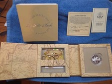 2004 Lewis & Clark Coin & Pouch Set OGP*April Fox*Mandan-Hidatsa-Arikara-SILVER- picture