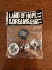 Bruce Springsteen 2026 Land of Hope & Dreams Tour 4 Badge Pin Pack E Street Band picture