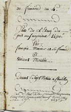 1796 Sale A Pond Séquestre Emigrant Montmorency, Châtillon-en-dunois Mercier picture