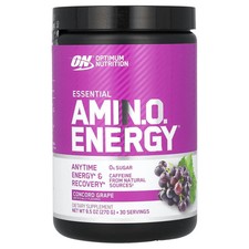 2 X Optimum Nutrition, Essential Amin.O. Energy�, Concord Grape, 9.5 oz (270 g) picture