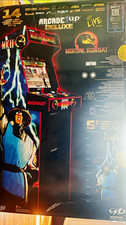 Arcade1Up Deluxe Mortal Kombat MKII Arcade Cabinet 14 Games WiFi Live (2022) picture