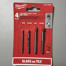 Milwaukee 48-20-8988 4PC Glass and Tile Bit Set picture