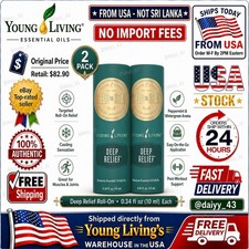 2 Pack Young Living Deep Relief Roll-On 10ml Cooling Massage Oil - New Sealed🔥 picture