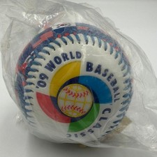 Rawlings 2009 World Baseball Classic Multi Flag Souvenir Baseball MLB New RARE picture